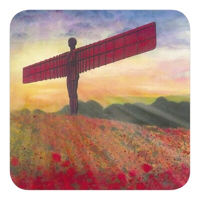 Angel of the North Coaster - Poppies
