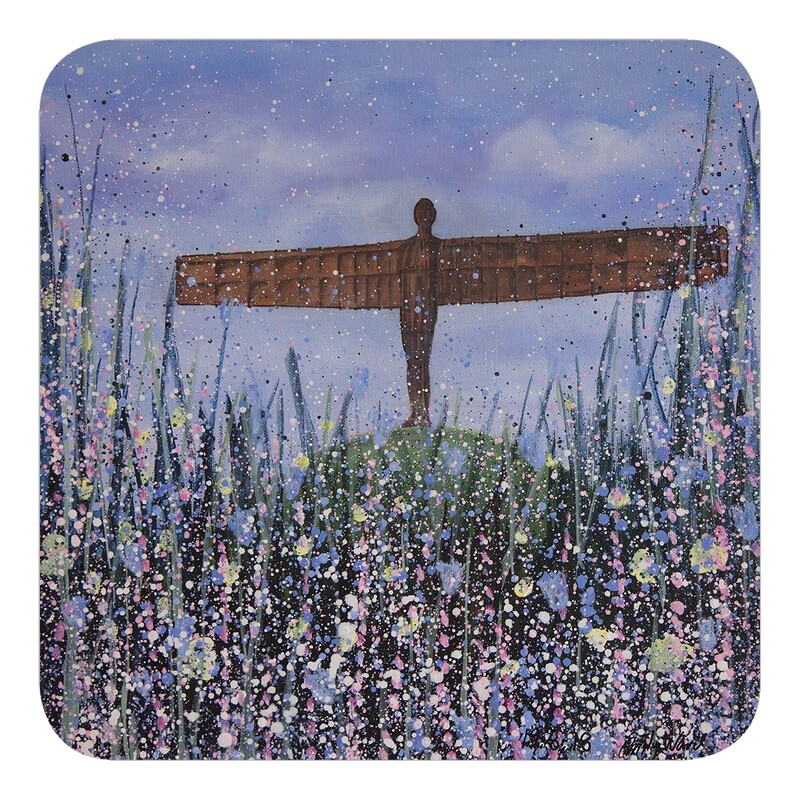 Angel of the North Coaster - Flowers