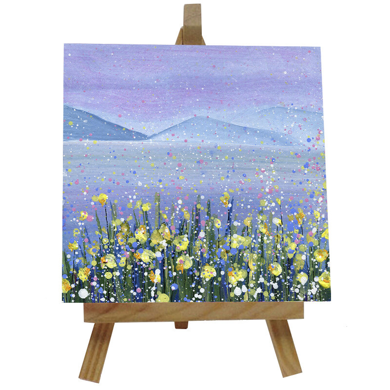 Grasmere Ceramic tile with easel