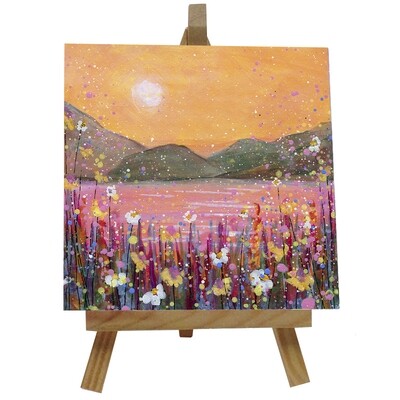 Ullswater Ceramic tile with easel