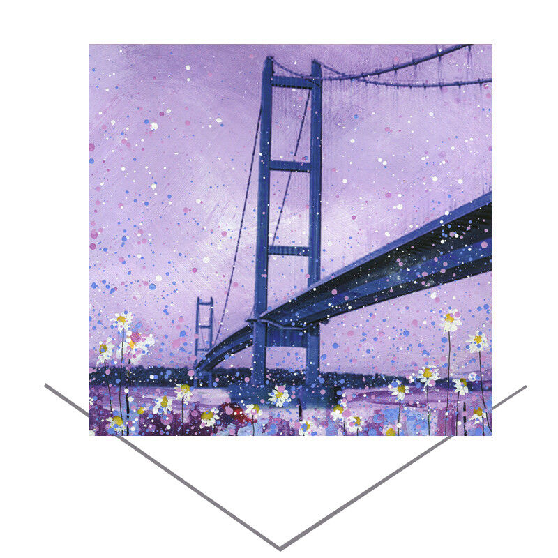 Humber Bridge Greeting Card