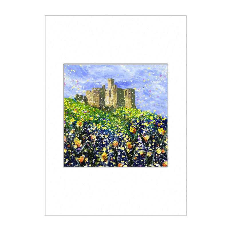 Warkworth Castle  Mini Print A4