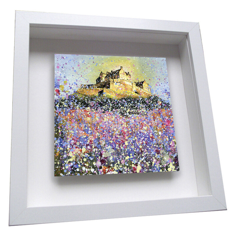 Edinburgh Castle  - Framed Ceramic Tile
