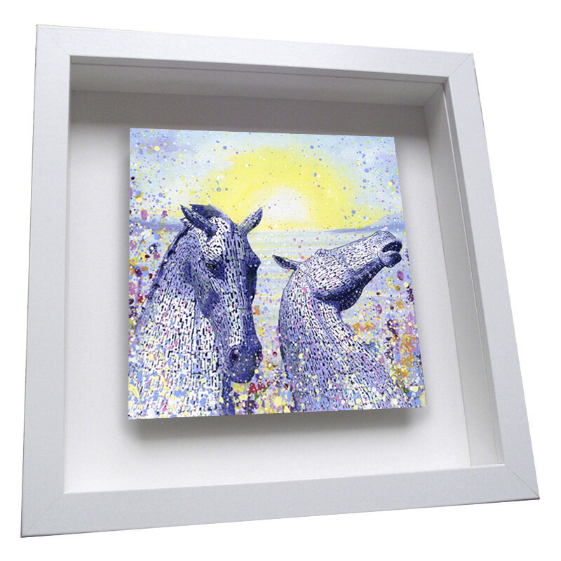 The Kelpies  - Framed Ceramic Tile