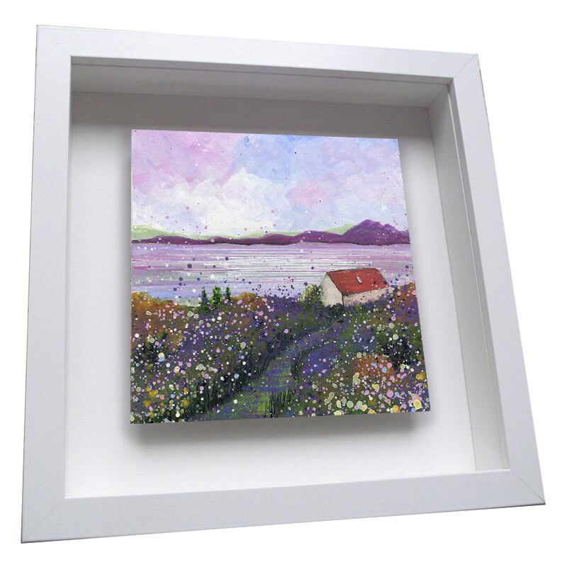 Bothy View The Highlands   - Framed Ceramic Tile