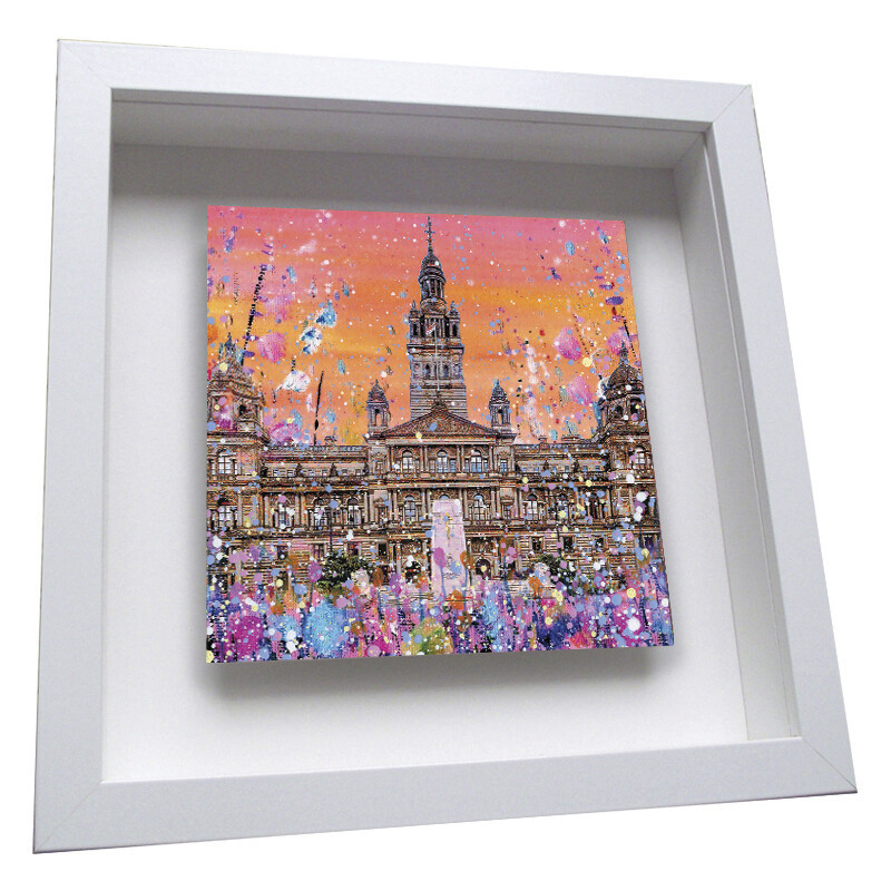 George Square  - Framed Ceramic Tile