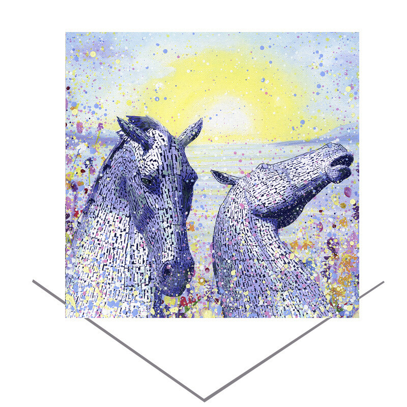 The Kelpies Greeting Card