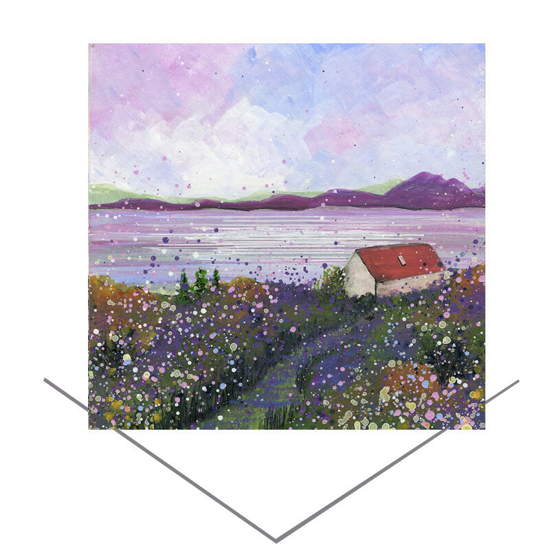 Bothy View The Highlands Greeting Card