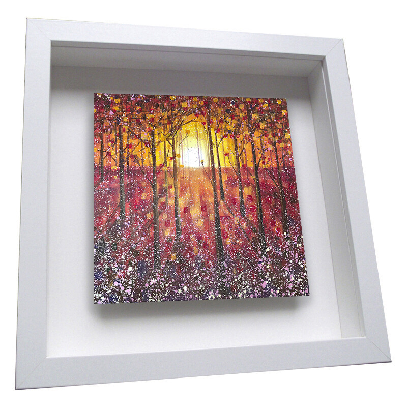 Magical Trees Framed Ceramic Tile
