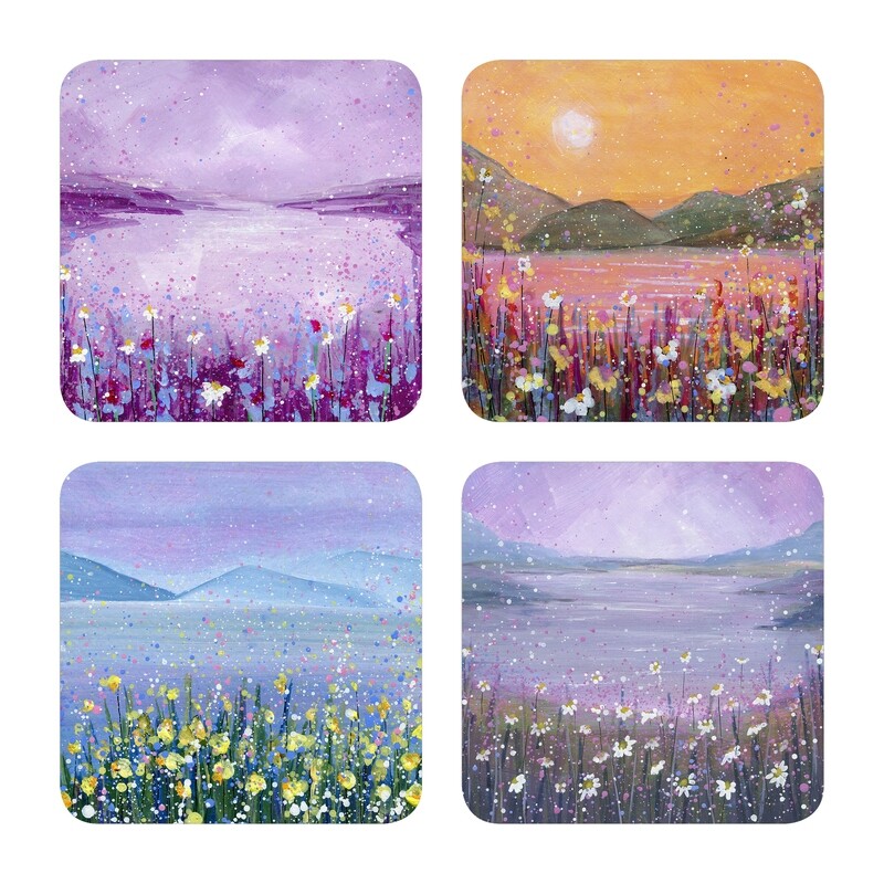 Lake District   Coasters in a Gift Box