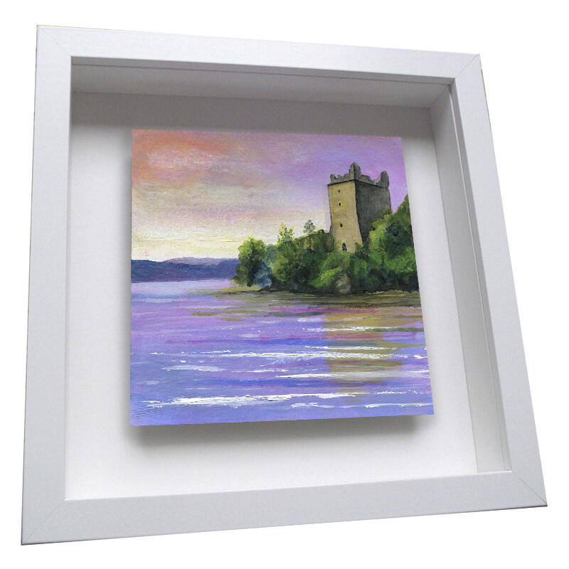Urquhart Castle  Framed Ceramic Tile