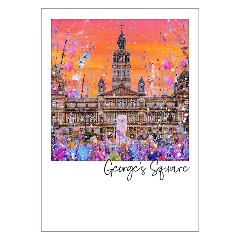 George Square  Postcard
