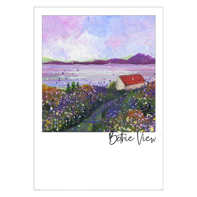 Bothy View The Highlands  Postcard