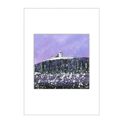 Inner Farne Island Lighthouse Mini Print A4