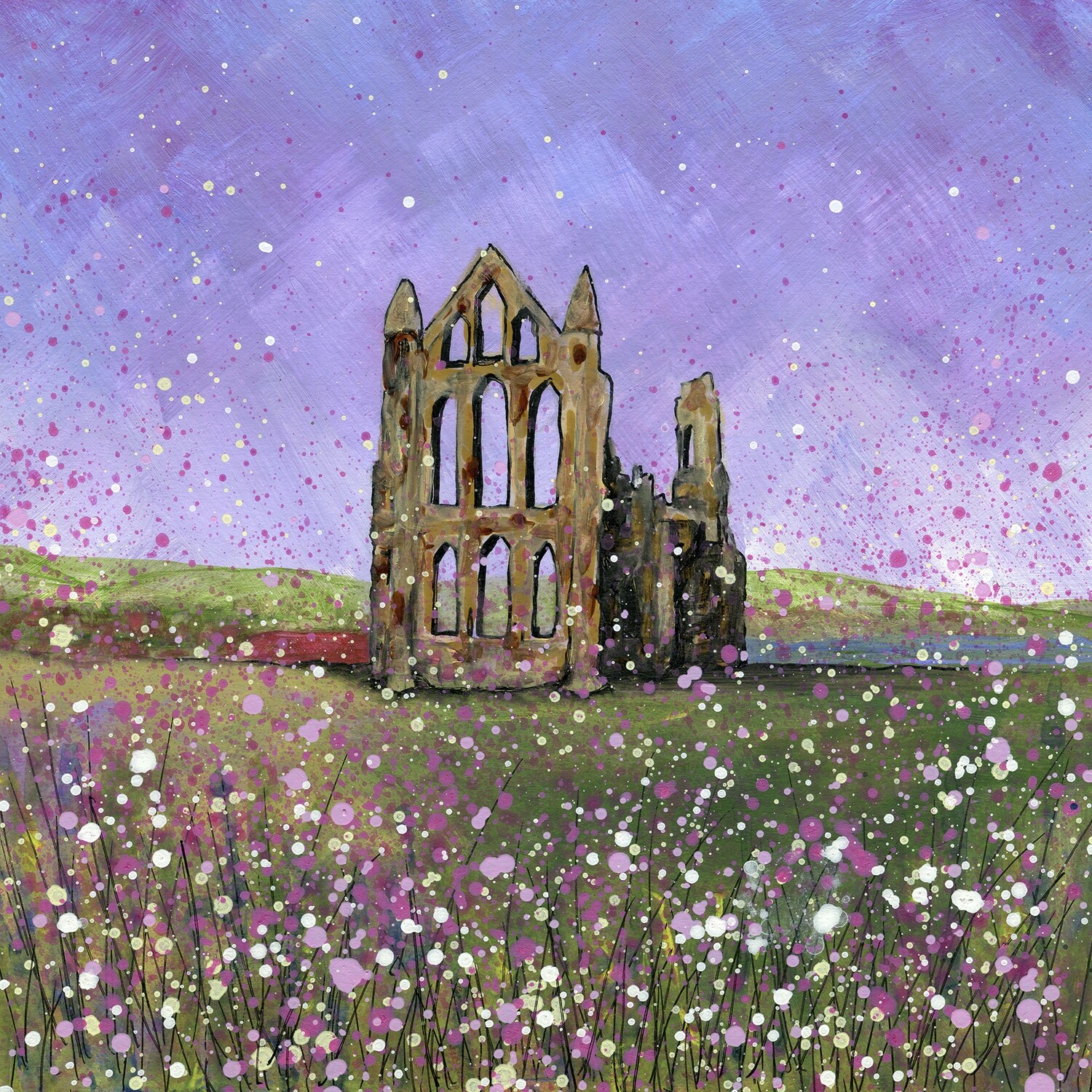 Whitby Abbey Original Painting
