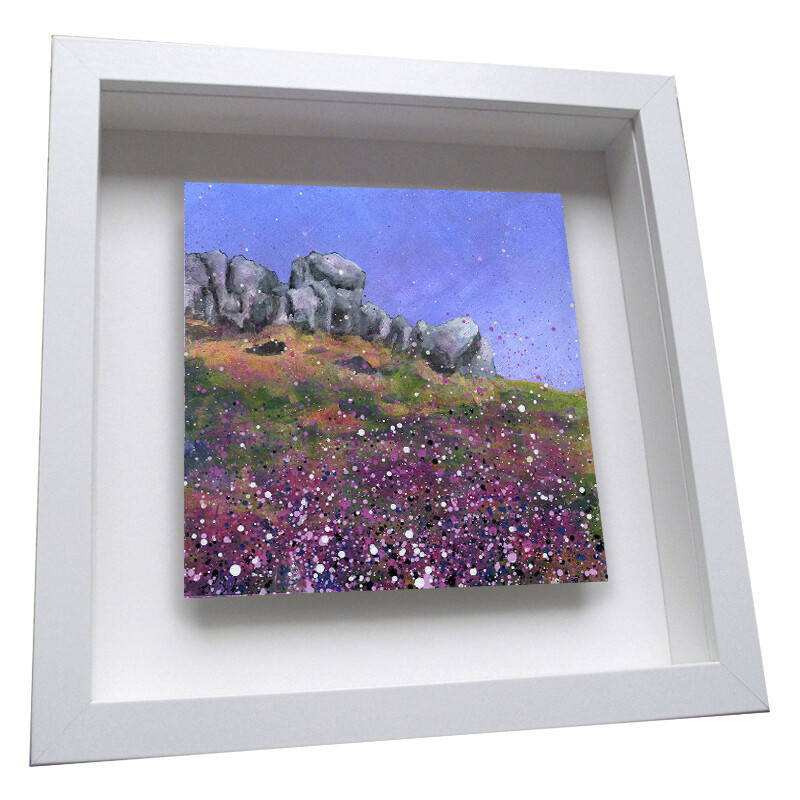 Ilkley Moor - Framed Ceramic Tile