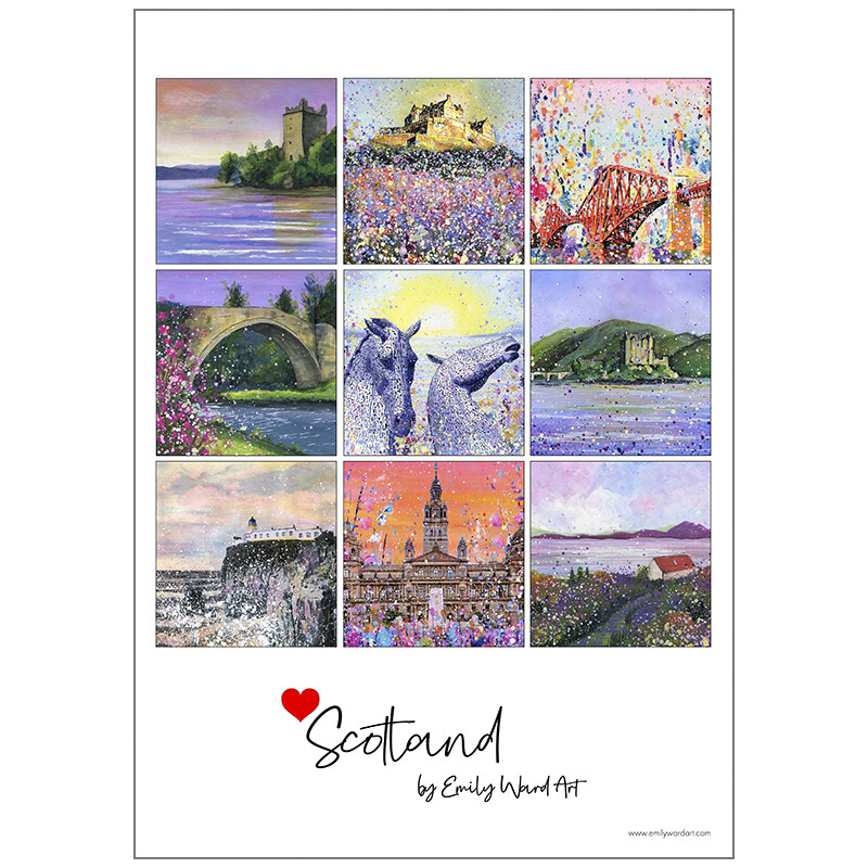 Scotland Tea Towel
