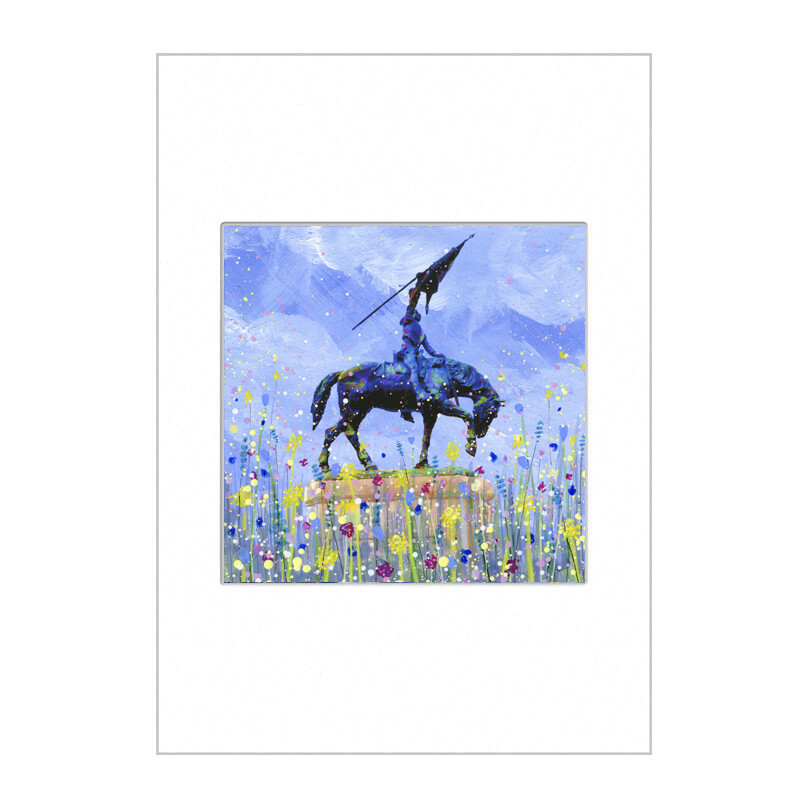 1514 Memorial, Hawick  Mini Print A4