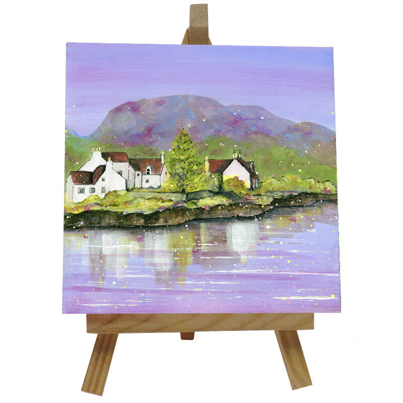 Plockton Ceramic  tile with easel