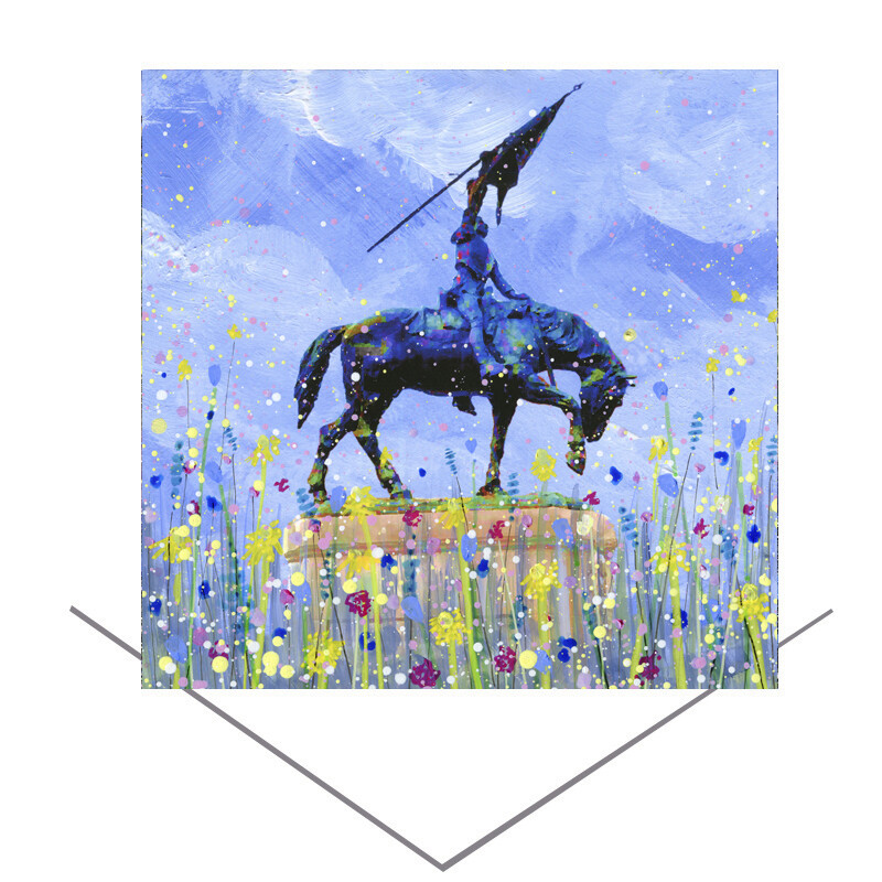 1514 Memorial, Hawick Greeting Card