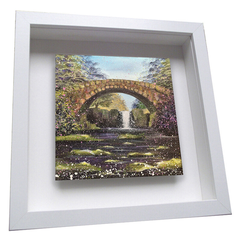Jesmond Dene 2 - Framed Ceramic Tile
