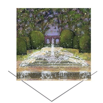 The Alnwick Garden Grand Cascade Greeting Card