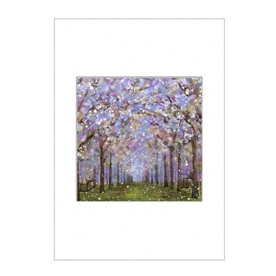 The Alnwick Garden Cherry Blossom Orchard Mini Print A4