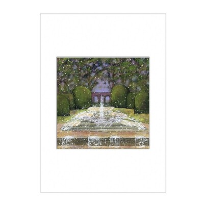 The Alnwick Garden Grand Cascade Mini Print A4