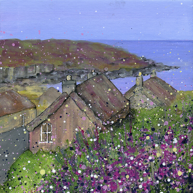 Gearrannan Blackhouse, Isle of Lewis  Original Painting