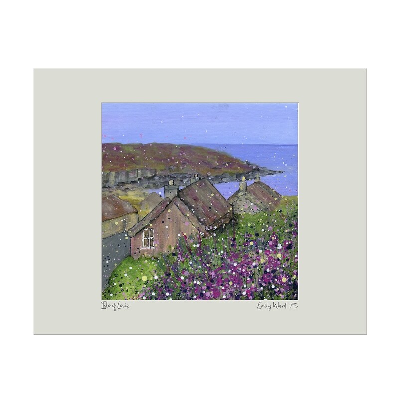 Gearrannan Blackhouses, Isle of Lewis  Limited Edition Print