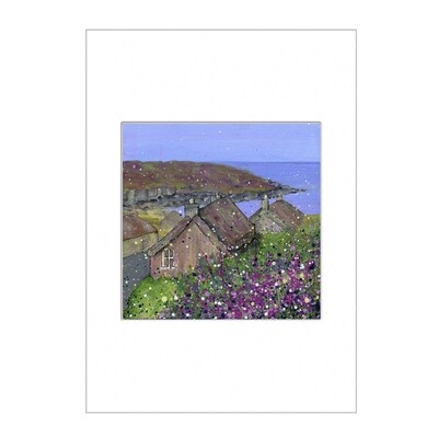 Gearrannan Black Houses, Isle of Lewis Mini Print A4