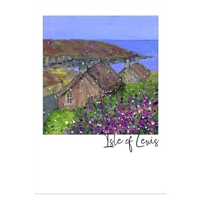 Gearrannan Blackhouses, Isle of Lewis Postcard