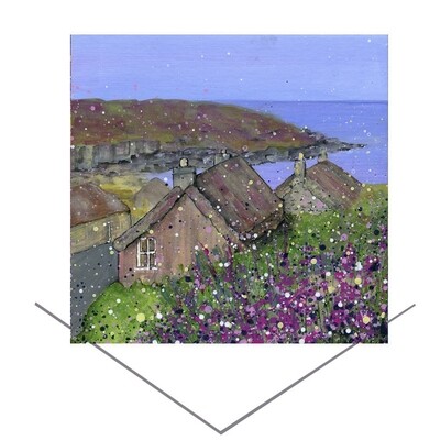 Gearrannan Blackhouses, Isle of Lewis Greeting Card