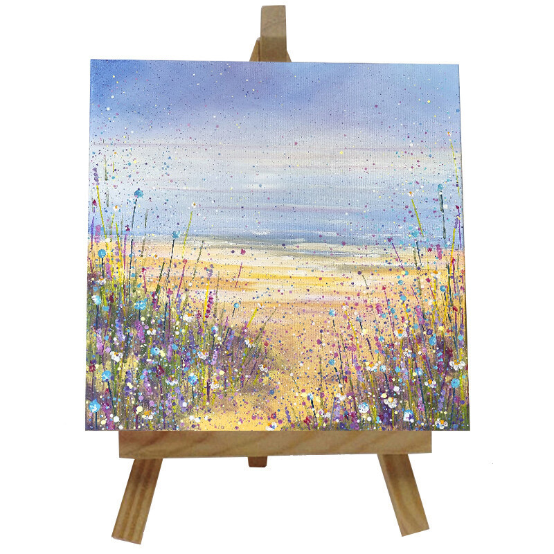 Going to the Beach Ceramic  tile with easel