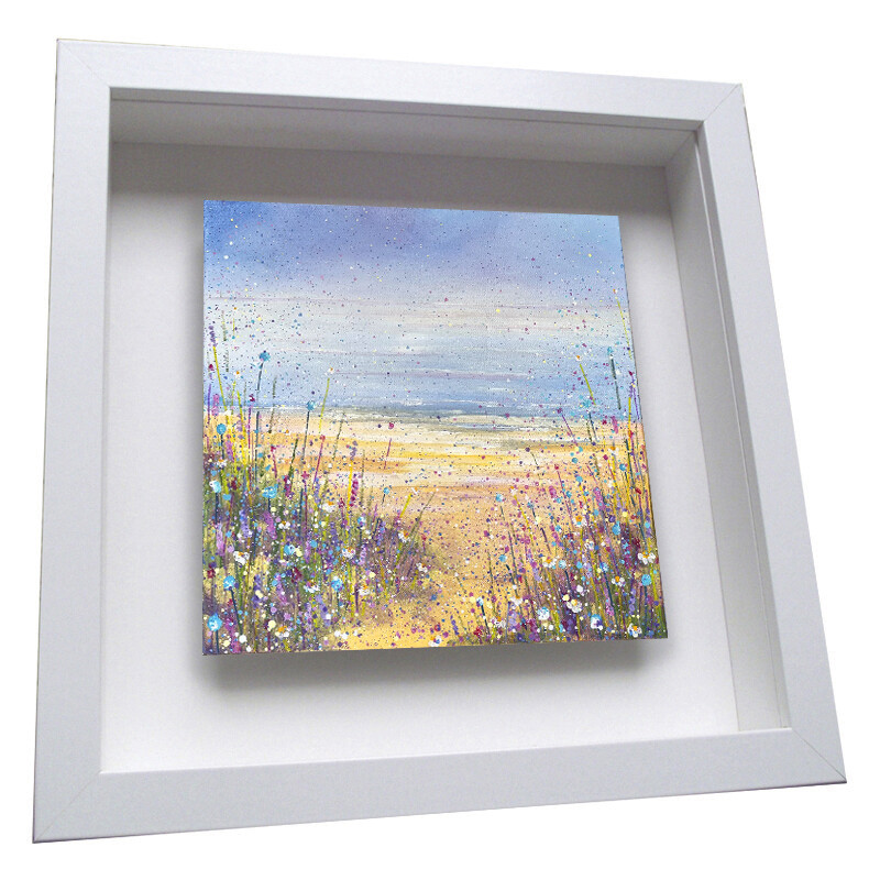 Going to the Beach Framed Ceramic Tile