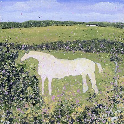 White Horse, Kilburn Canvas Print