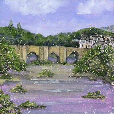Llangollen Bridge Canvas Print
