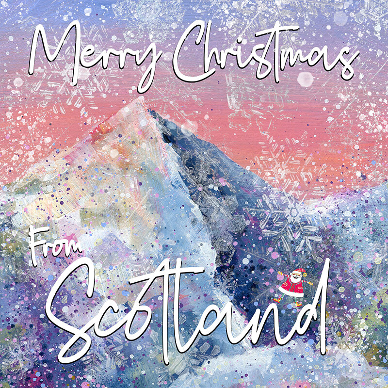 Ben Nevis Christmas Card. Pack of six