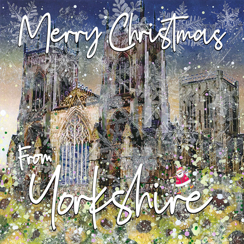 York Minster Christmas Card. Pack of Six