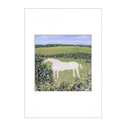 White Horse, Kilburn Open Edition Print A4