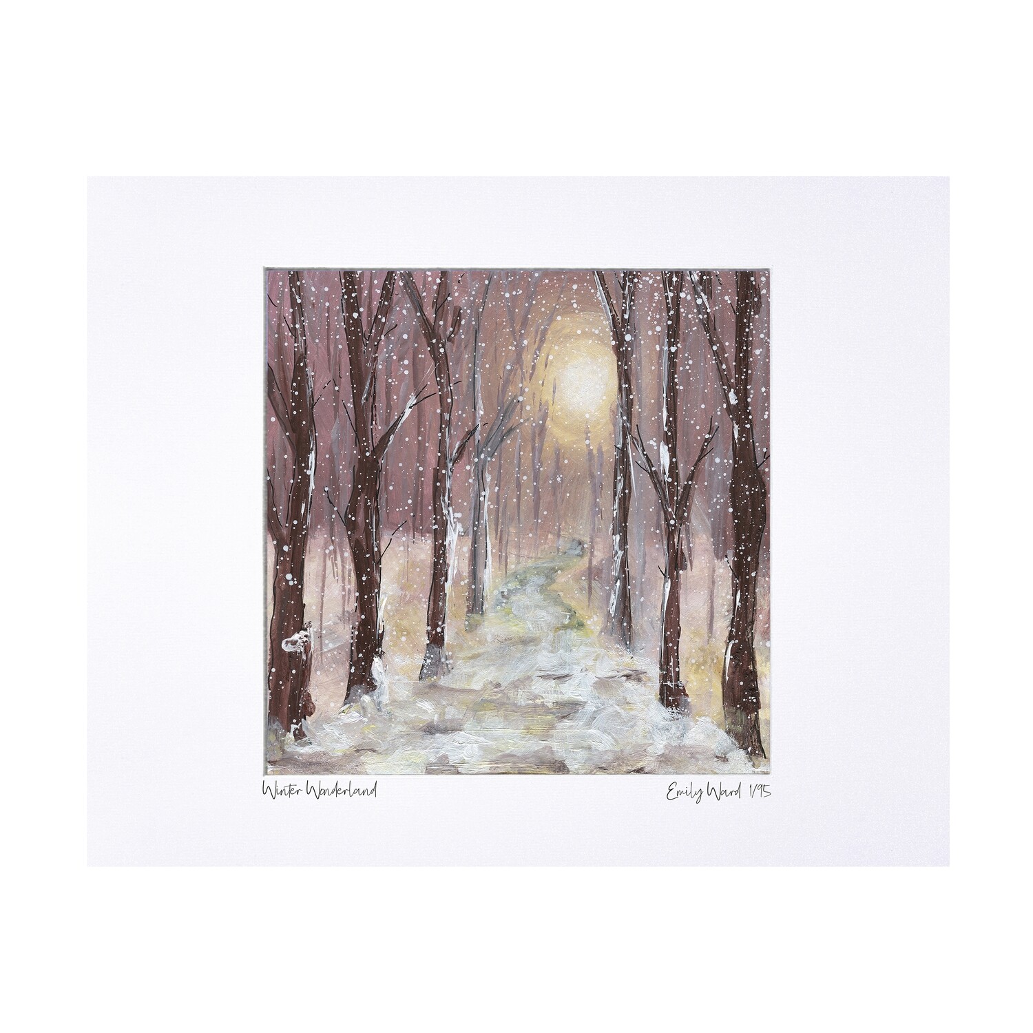 Winter Woodland Limited Edition Print 40x50cm