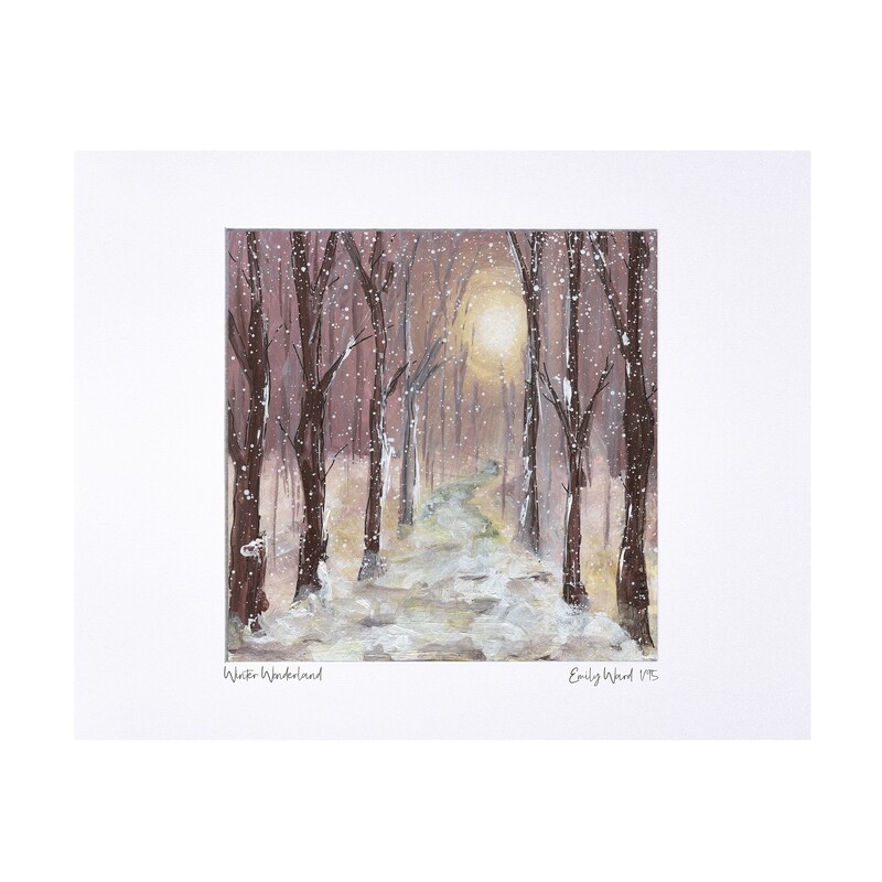 Winter Woodland  Limited Edition Print 40x50cm