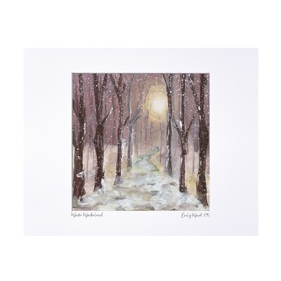 Winter Woodland Limited Edition Print 40x50cm