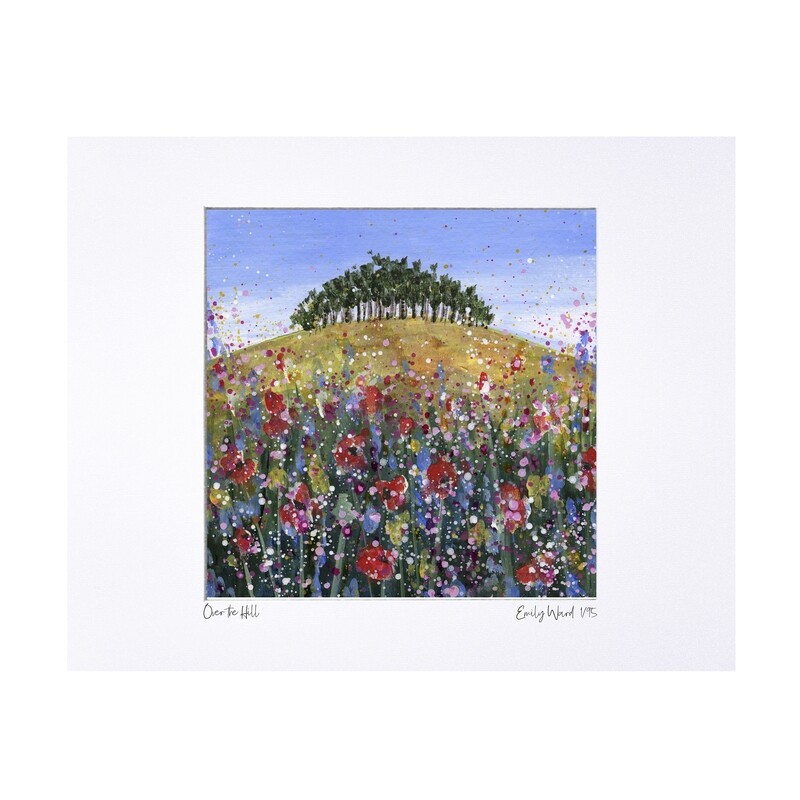 Over the Hill  Limited Edition Print 40x50cm