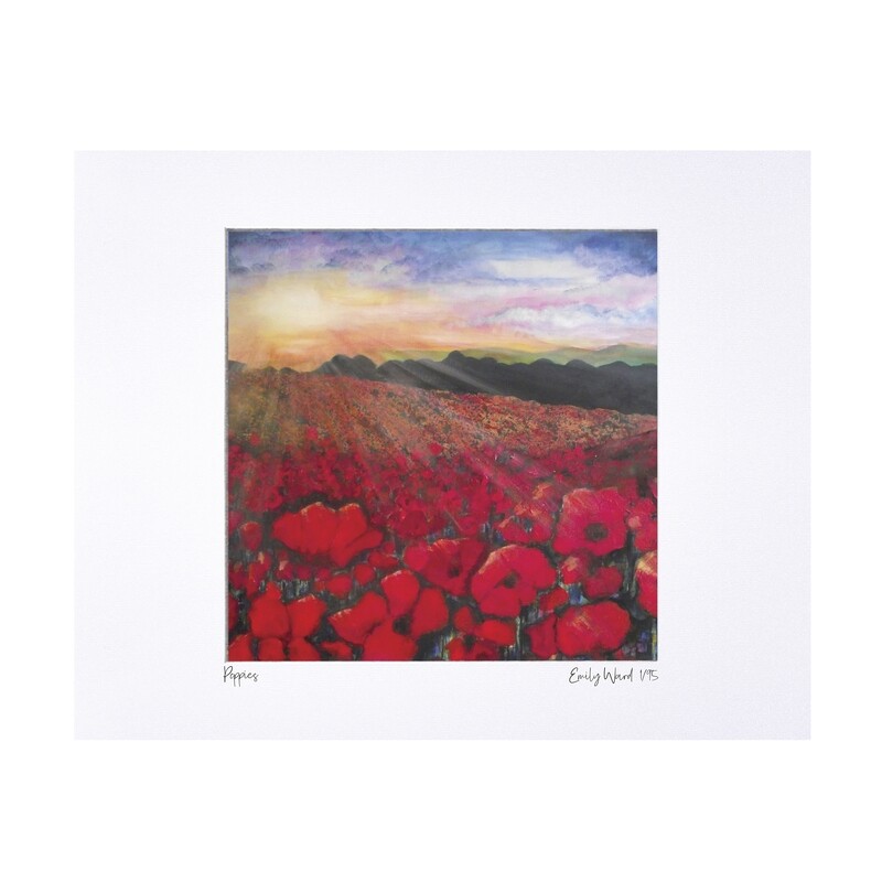 Poppies Limited Edition Print 40x50cm