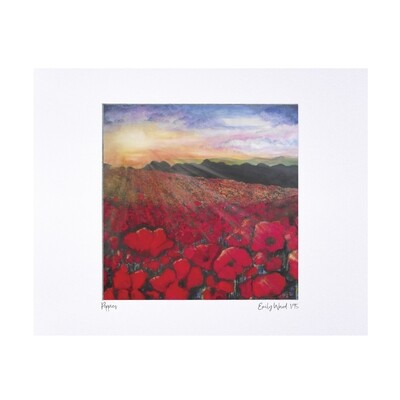 Poppies Limited Edition Print 40x50cm