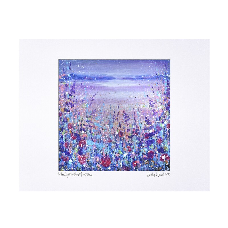 Moonlight over the Mountains Limited Edition Print 40x50cm