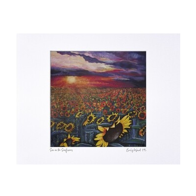 Sun on Sunflowers Limited Edition Print 40x50cm