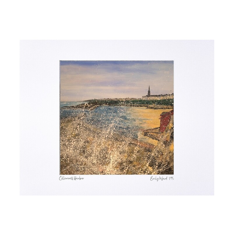 Cullercoats Harbour Print - Limited Edition