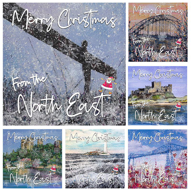 North East Christmas Cards - Pack of Six